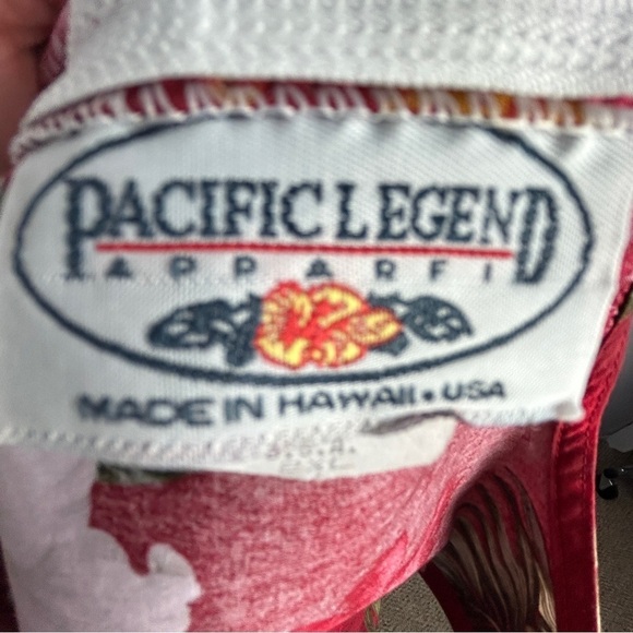 Pacific Legend Ka Pua Tropical Cotton Sleeveless Overlay Knee Length Dress Large - Picture 15 of 16